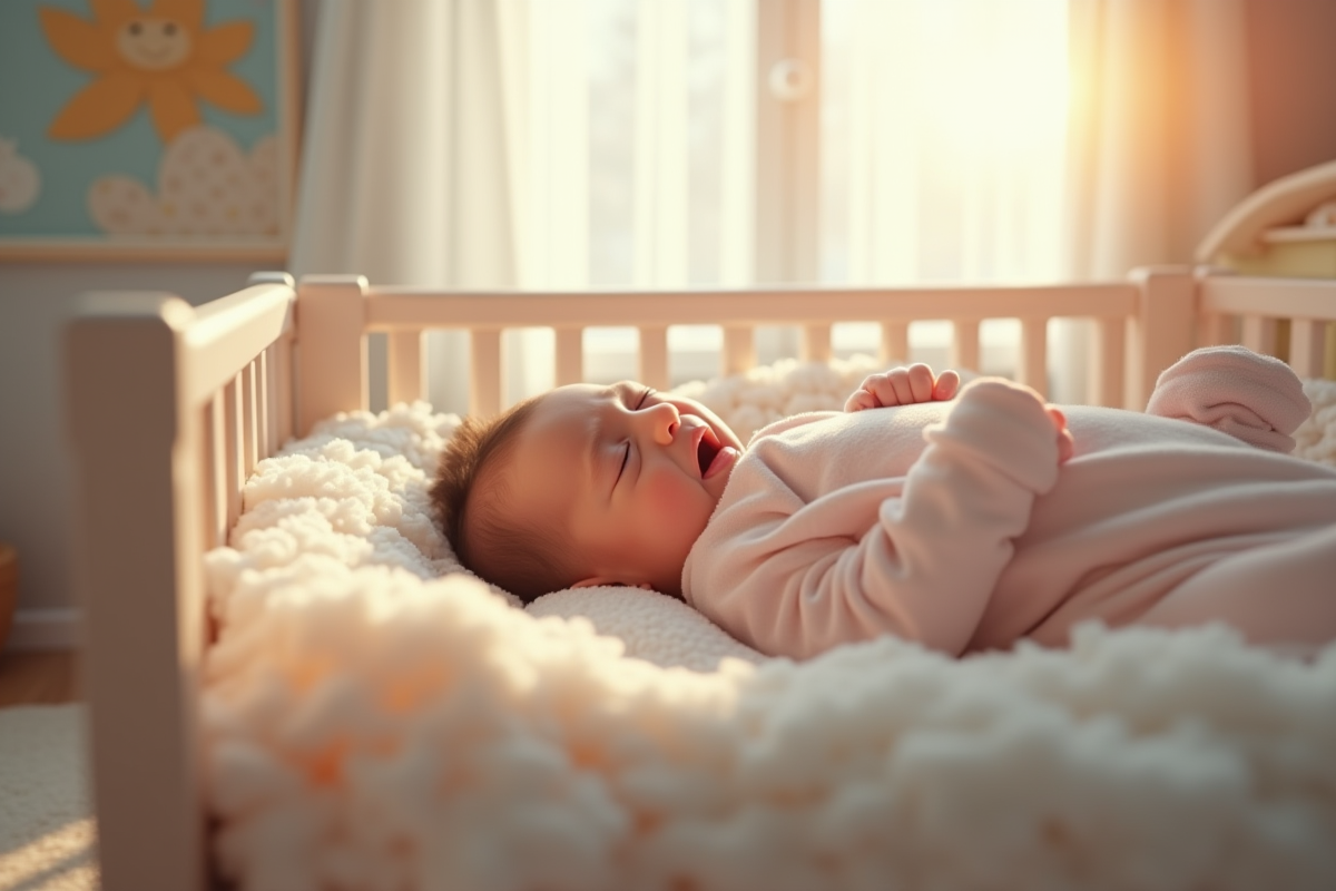 Réveil immédiat du bébé après le coucher : causes et solutions