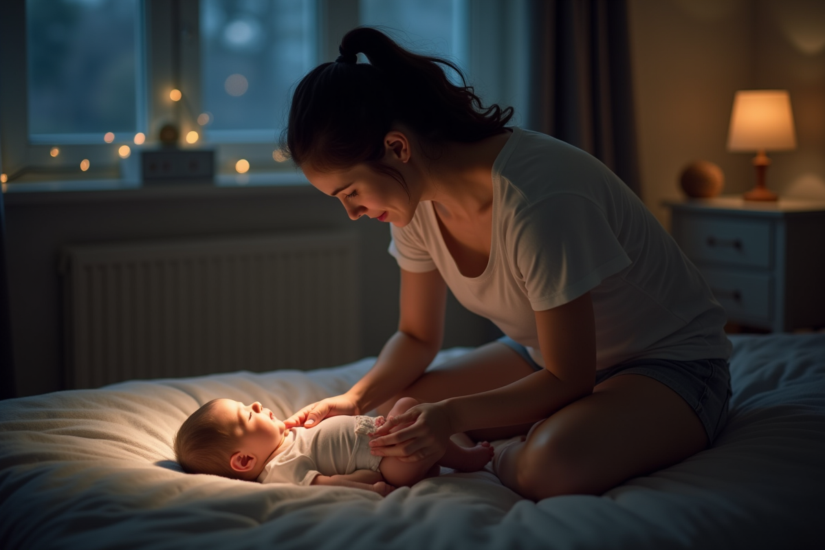Changement de bébé la nuit : à quel moment est-il nécessaire ?